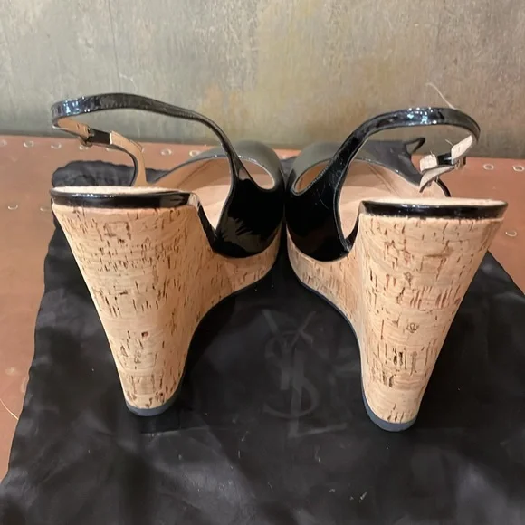 YSL patent leather slingback shoes - Picture 3 of 11